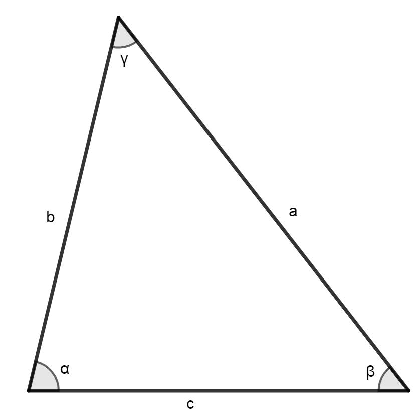 Формулы вычисления длины высоты треугольника по одной стороне и углам